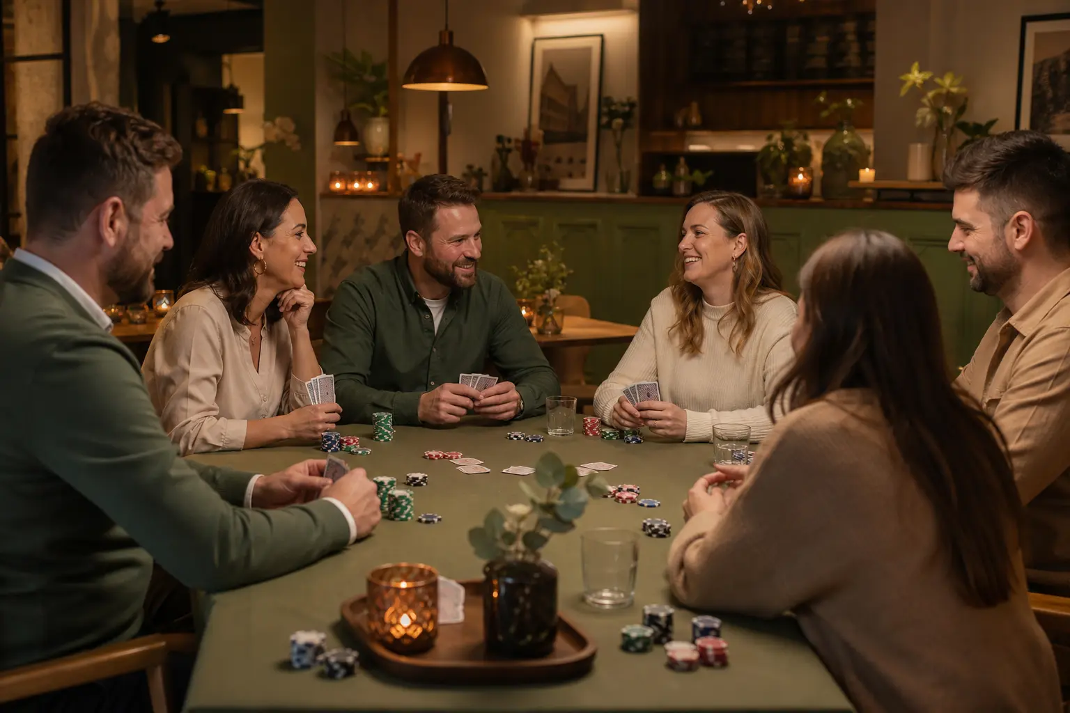 Talalkozopont - poker asztal